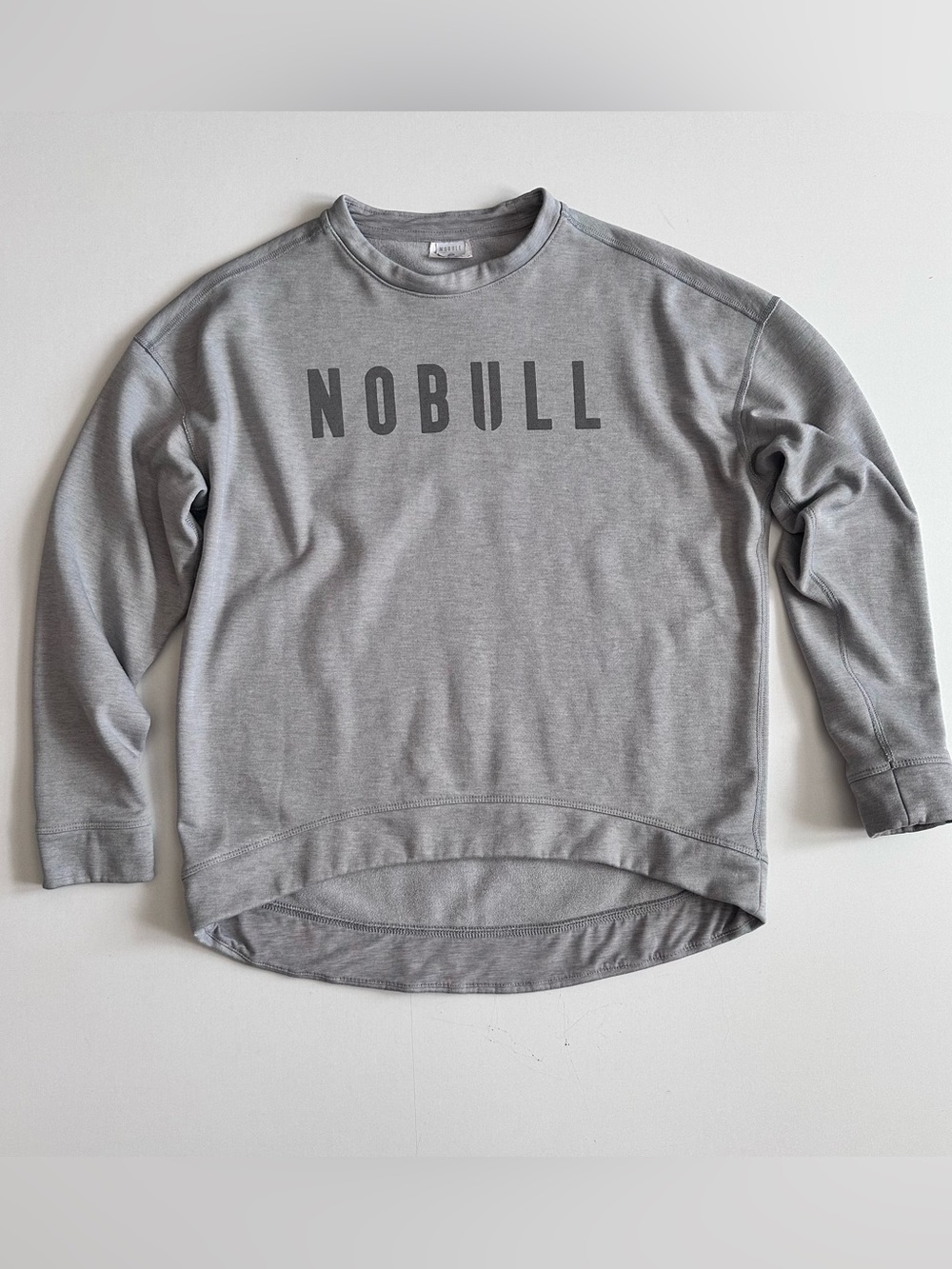 NOBULL Crewneck Grey Sweatshirt Size Small